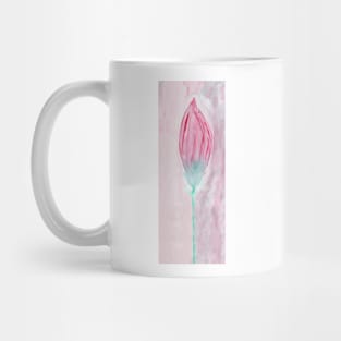 Pink Tulip Painting Mug